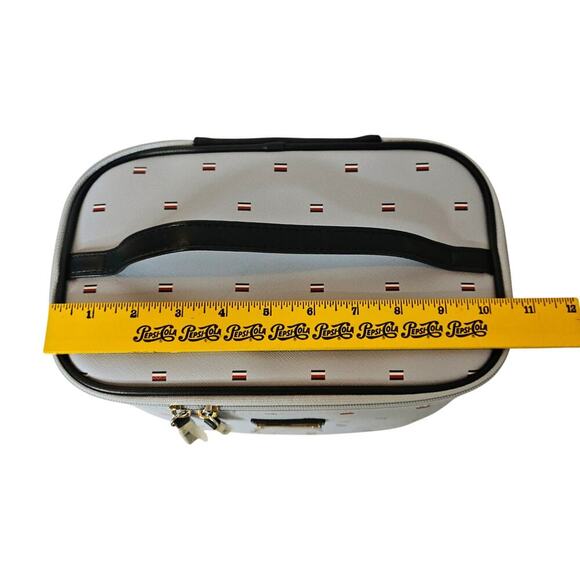 Tommy Hillfiger NWOT Logo Makeup Bag. Y2K. Minimalist. Travel. Blue Red White - Picture 5 of 13